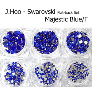 [제이후] SW Flat-Back Set 마제스틱블루(Majestic Blue) 평큐빅 6종세트